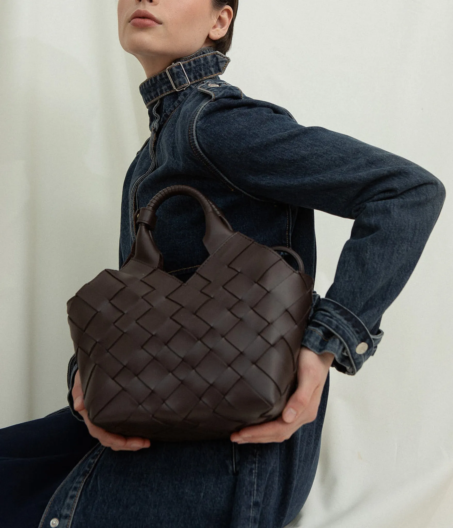 MISU Frapp?? Denim Shoulder bag