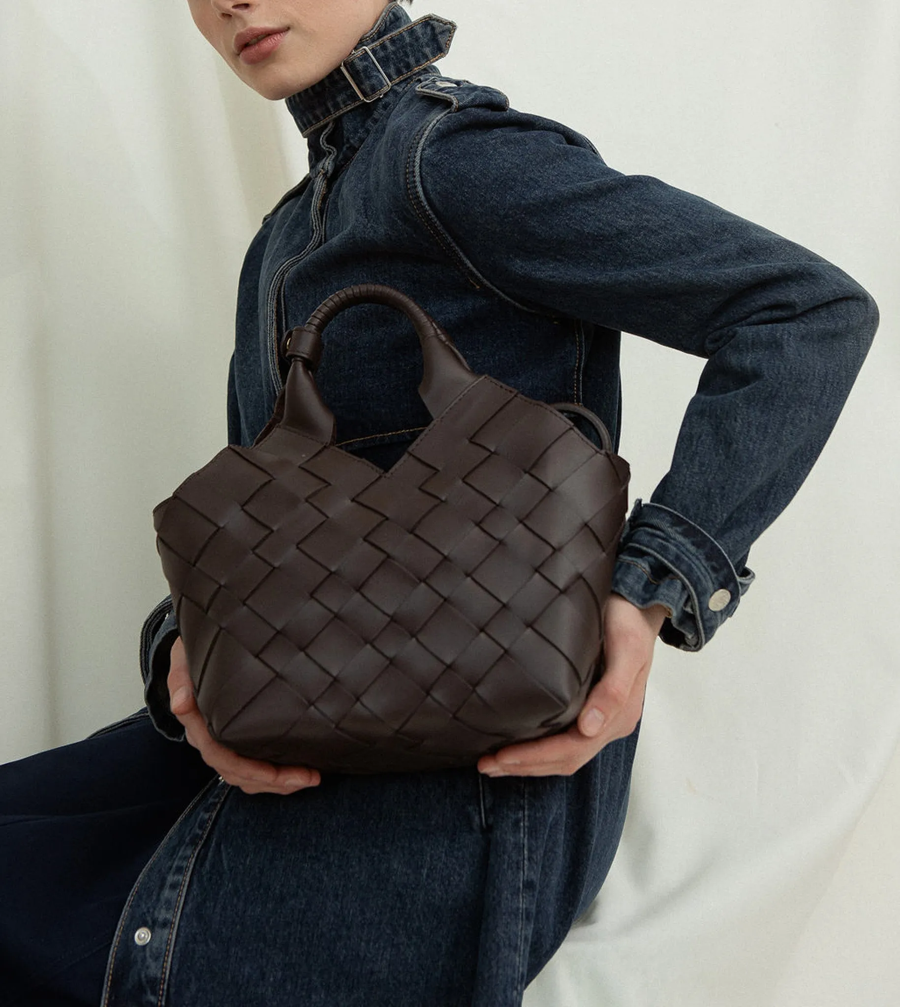 MISU Frapp?? Denim Shoulder bag