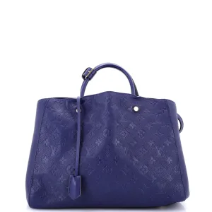 Montaigne Handbag Monogram Empreinte Leather GM