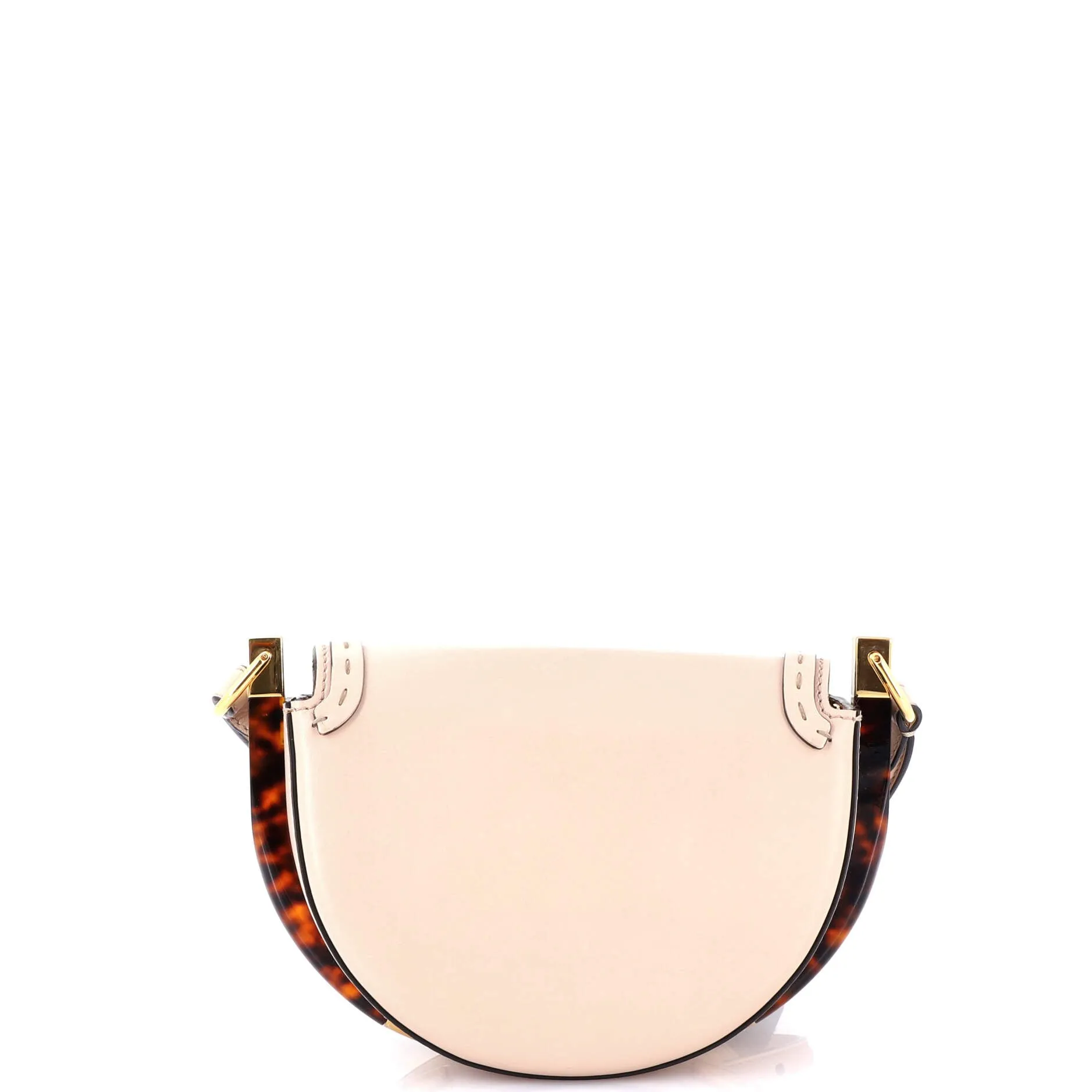 Moonlight Flap Bag Leather with Plexiglass Detail