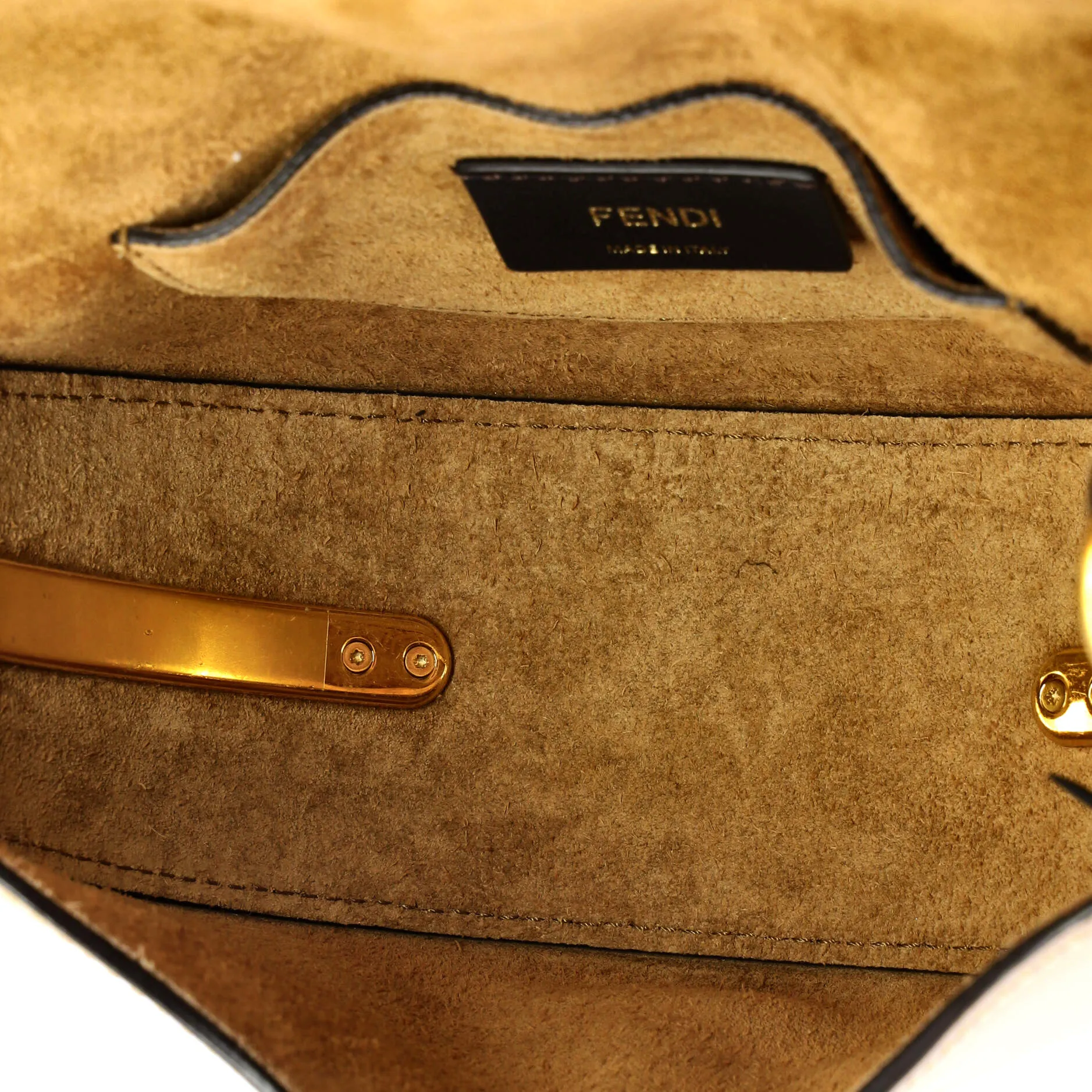 Moonlight Flap Bag Leather with Plexiglass Detail
