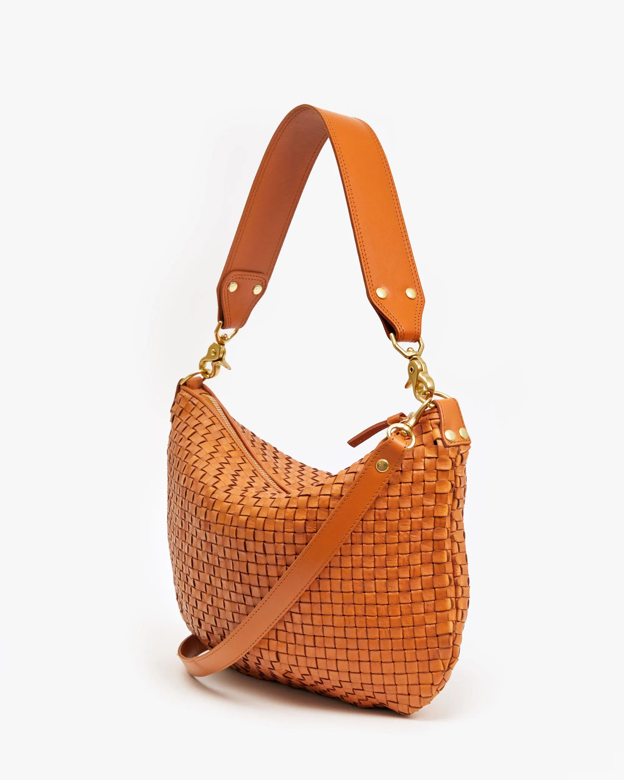Moyen Messenger Handbags - Crossbody - Moyen Messenger Natural Woven Checker