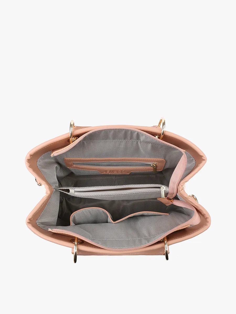 Nancy Vegan Diamond Woven Tote