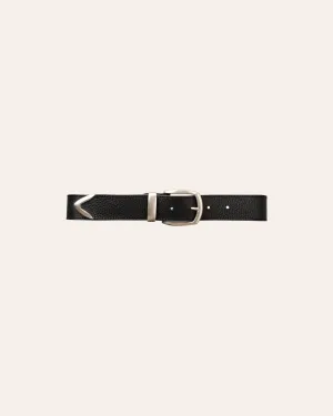 NEBEL Belt Black Silver