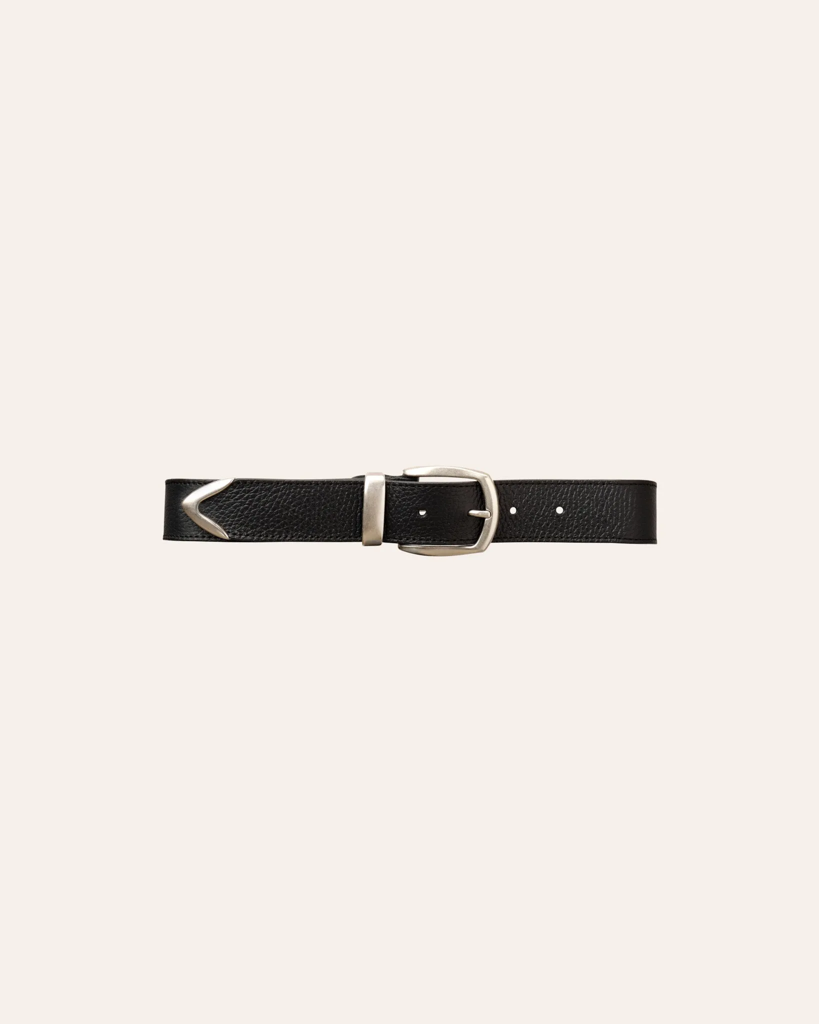 NEBEL Belt Black Silver