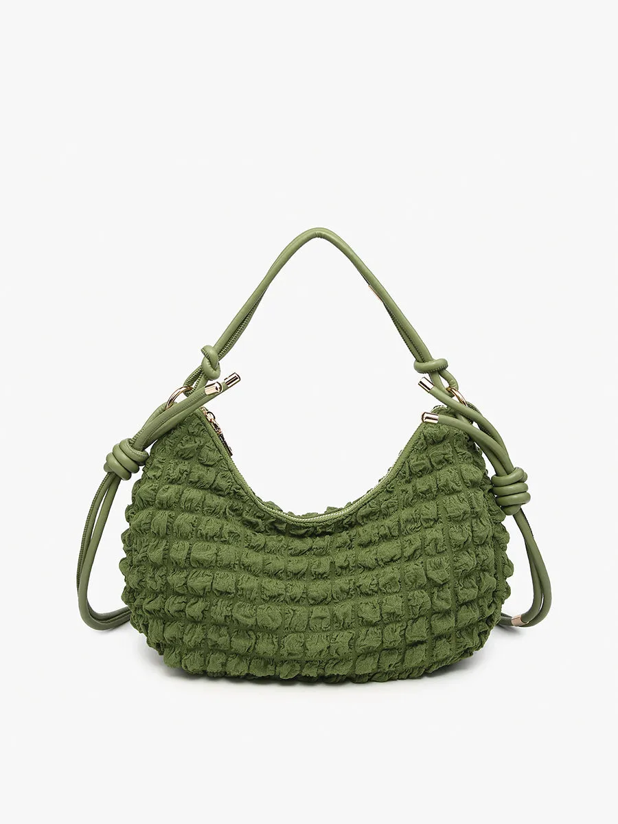 Nelly Quilted Nylon Shoulder Bag