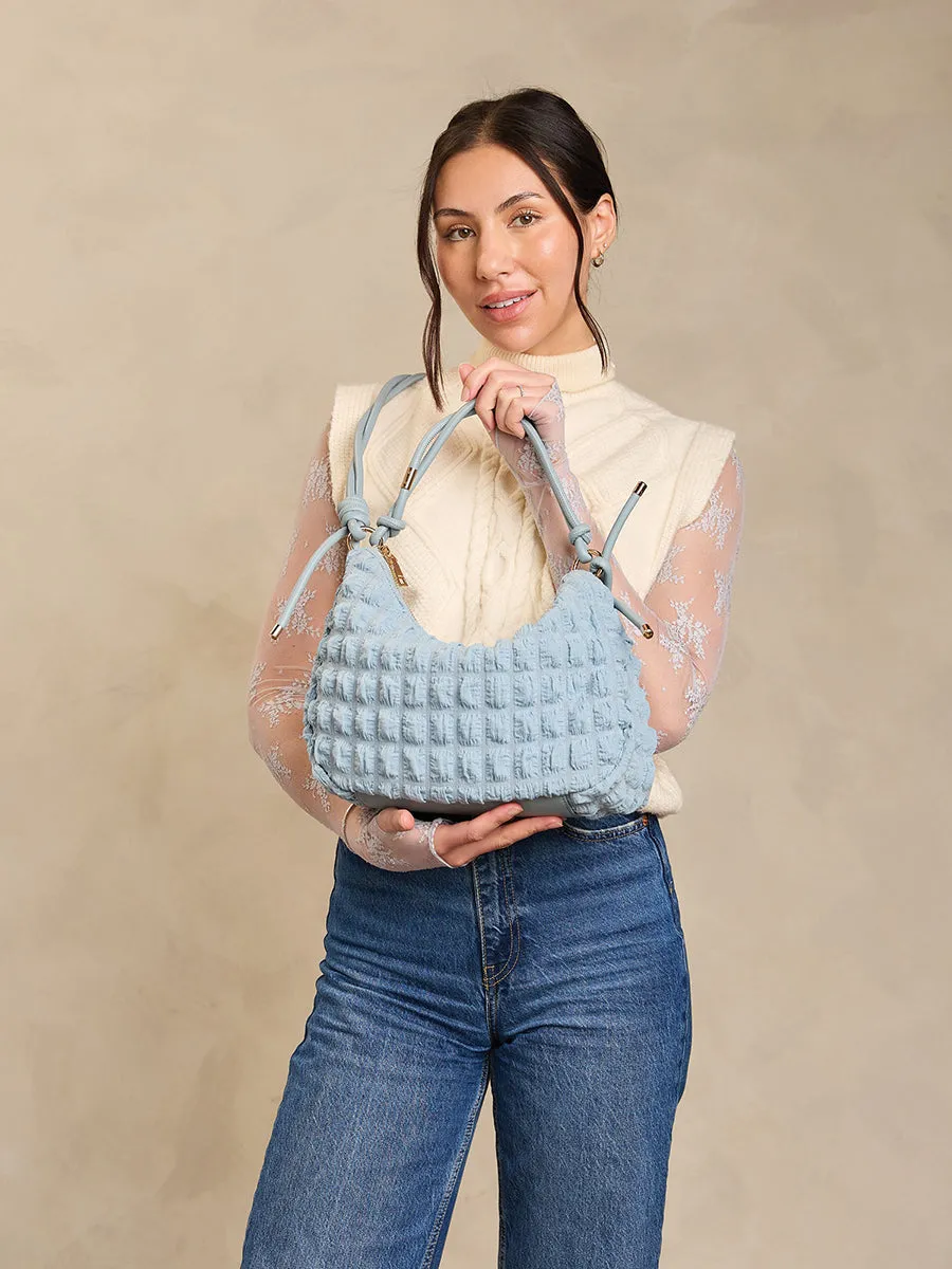 Nelly Quilted Nylon Shoulder Bag