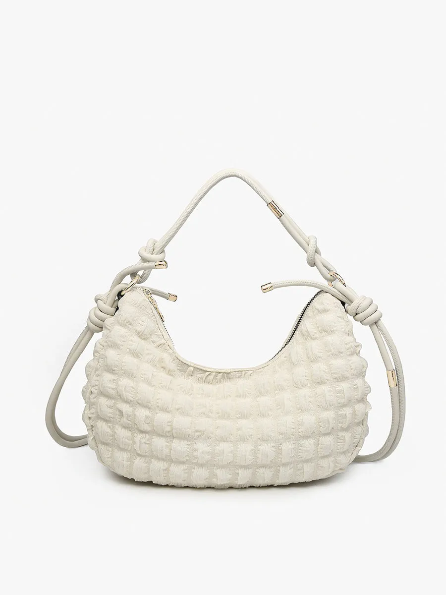 Nelly Quilted Nylon Shoulder Bag