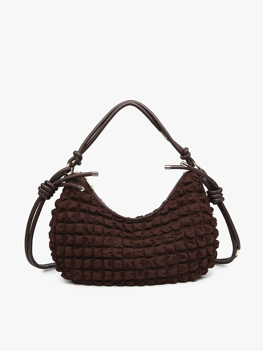 Nelly Quilted Nylon Shoulder Bag