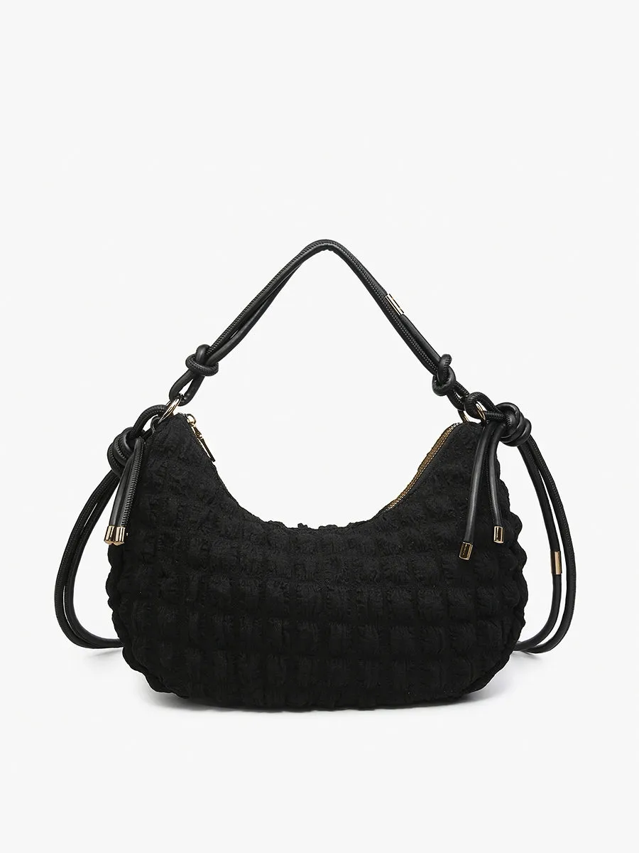Nelly Quilted Nylon Shoulder Bag