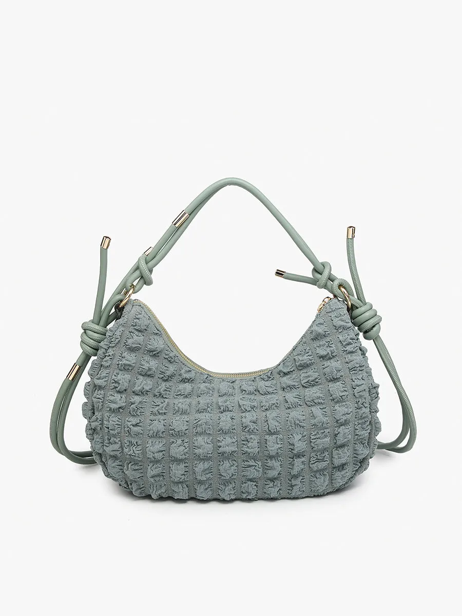 Nelly Quilted Nylon Shoulder Bag