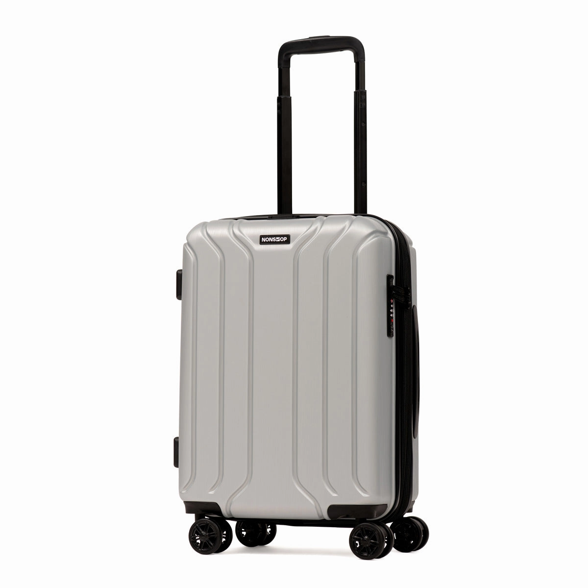 NONSTOP New York 3-Piece Expandable Spinner Luggage Set with Powerbank & 3-Piece Packing Cube Set