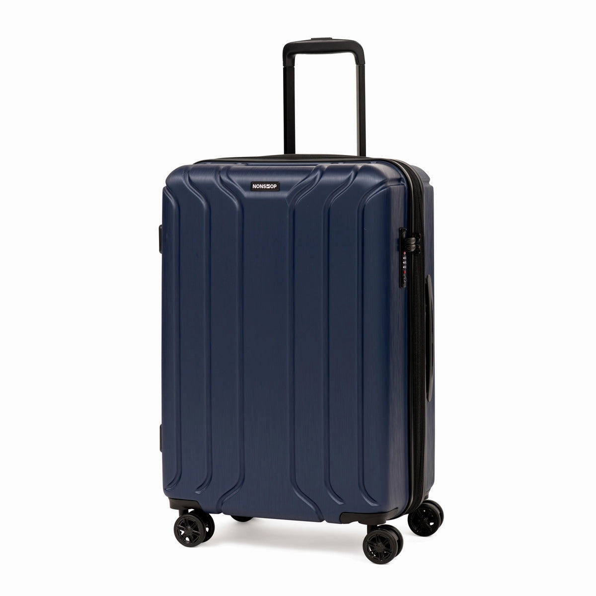 NONSTOP New York 3-Piece Expandable Spinner Luggage Set with Powerbank & 3-Piece Packing Cube Set