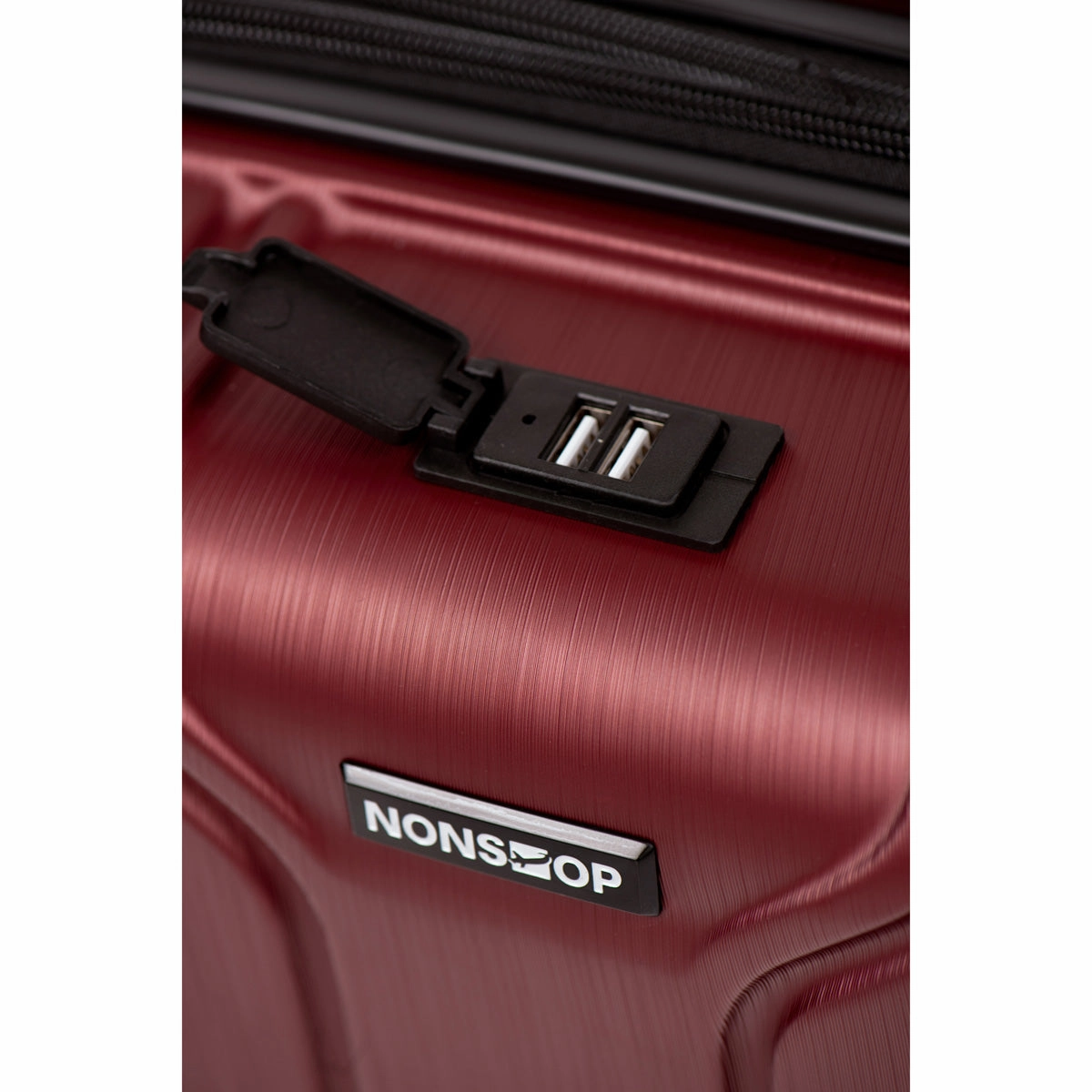 NONSTOP New York 3-Piece Expandable Spinner Luggage Set with Powerbank & 3-Piece Packing Cube Set