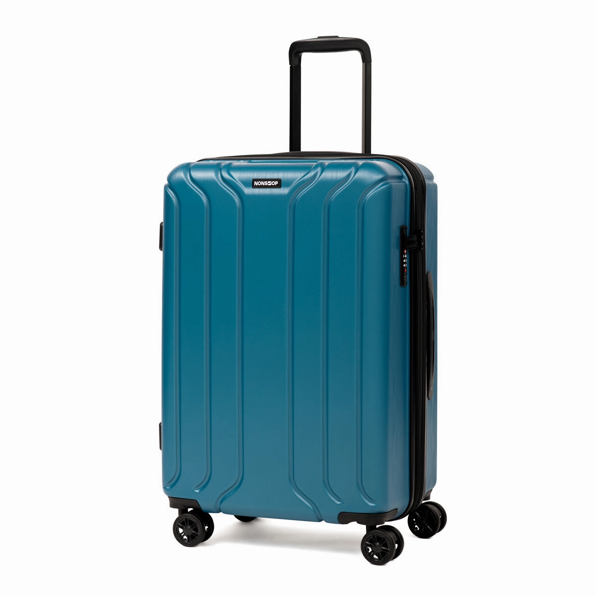 NONSTOP New York 3-Piece Expandable Spinner Luggage Set with Powerbank & 3-Piece Packing Cube Set