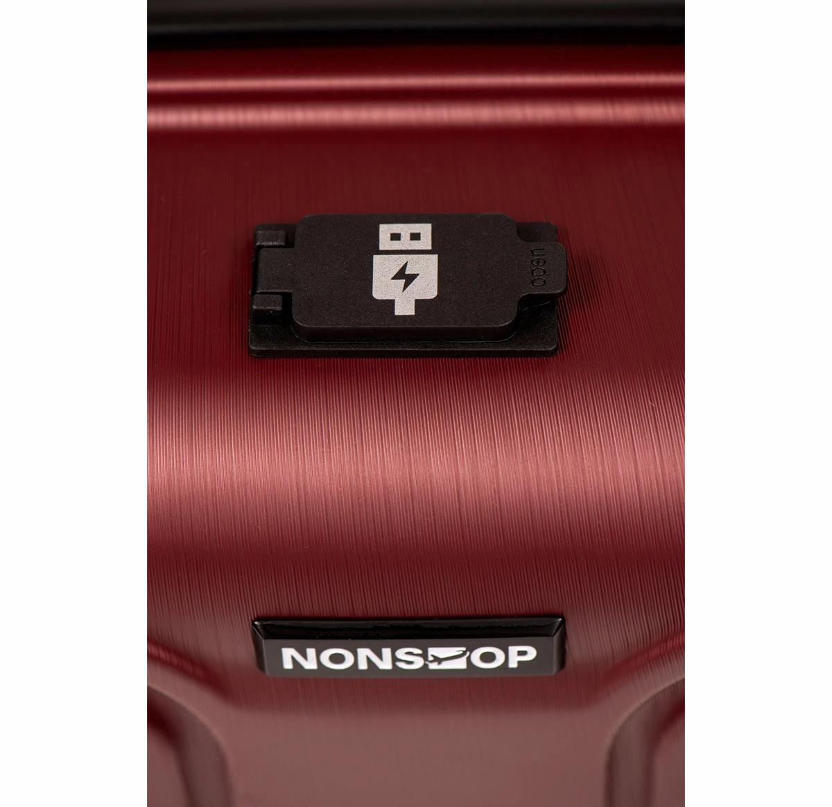 NONSTOP New York 3-Piece Expandable Spinner Luggage Set with Powerbank & 3-Piece Packing Cube Set