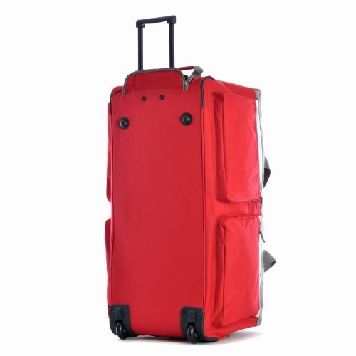 Olympia 33" 8 Pocket Rolling Duffel, Red