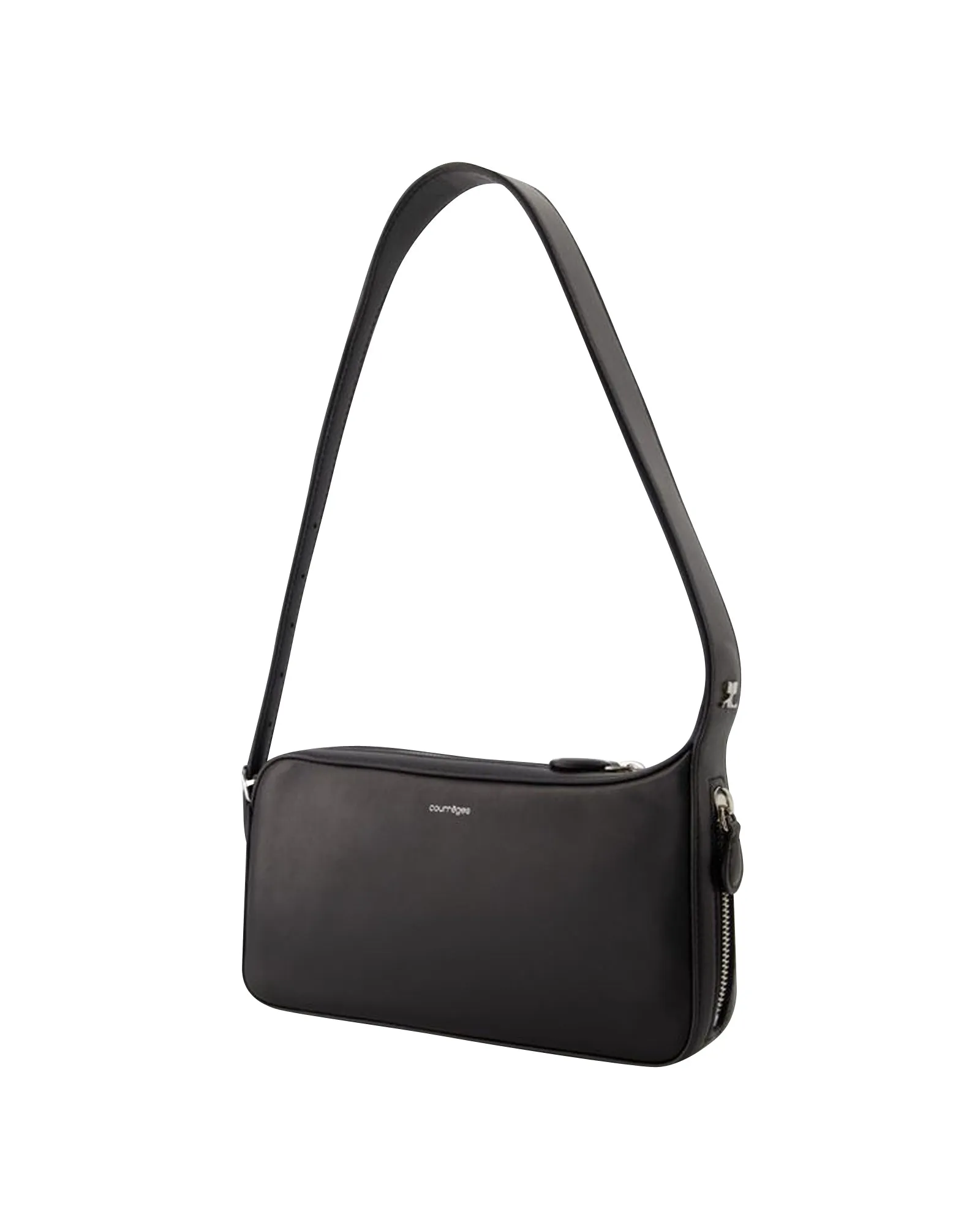 One Racer Hobo Bag - Courreges - Leather - Black
