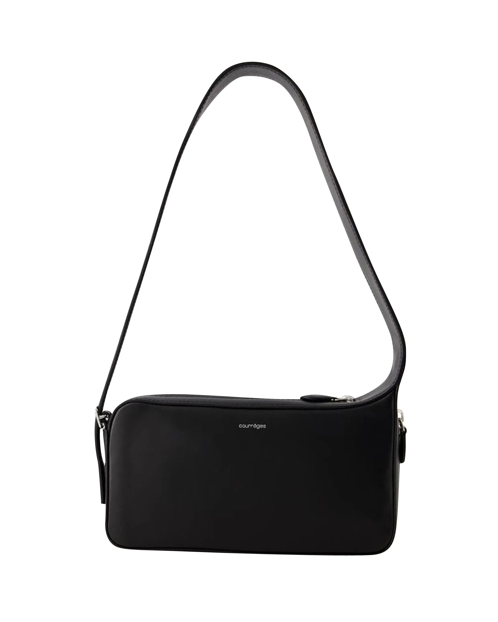 One Racer Hobo Bag - Courreges - Leather - Black