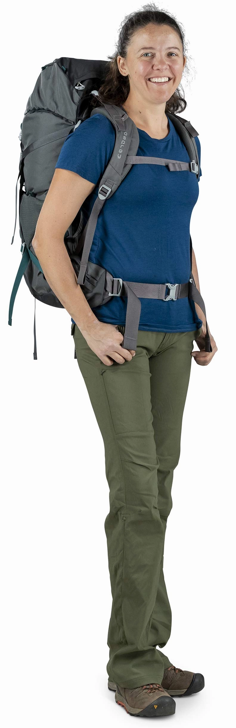 Osprey Packs Renn 50 Women's Backpacking Pack, Cinder Grey, One Size