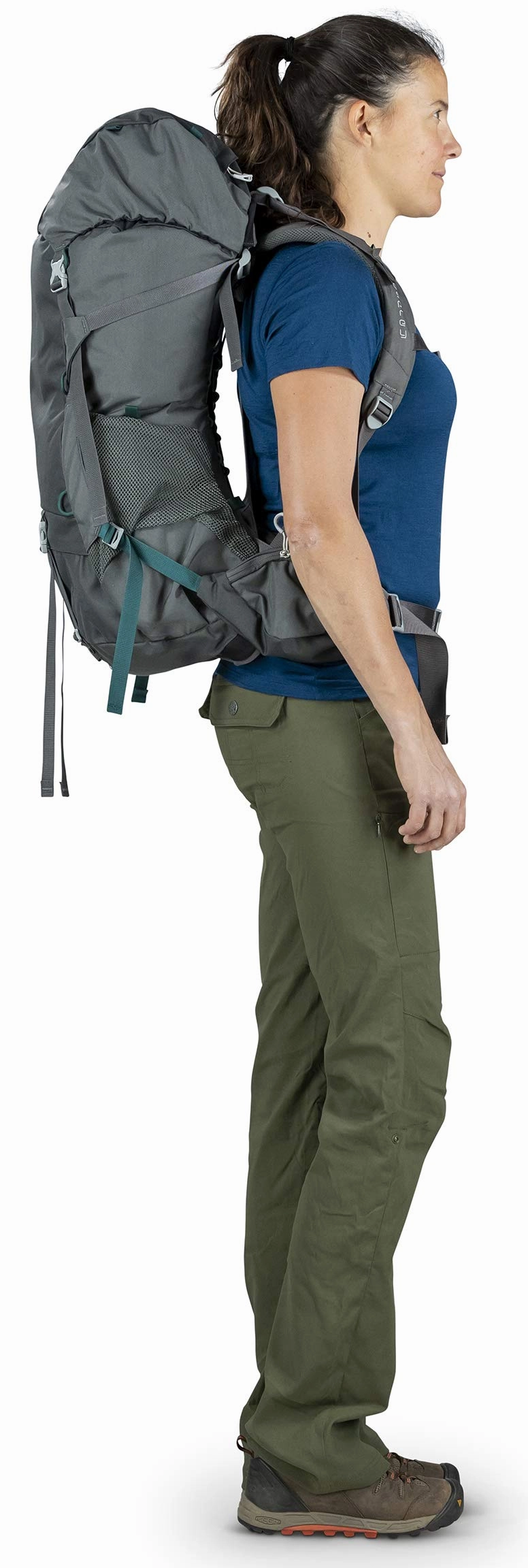 Osprey Packs Renn 50 Women's Backpacking Pack, Cinder Grey, One Size