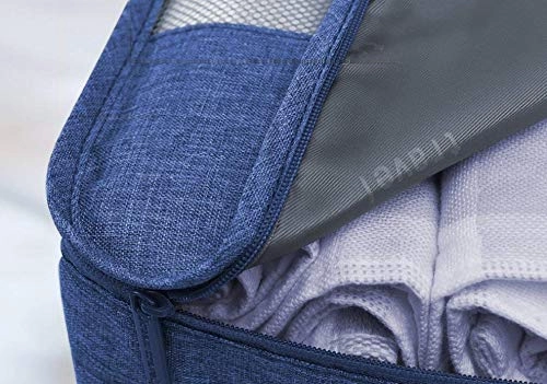 Packing Cubes Backpack Organizers Set for Carry on Travel Bag Luggage Cube (New Navy 7)
