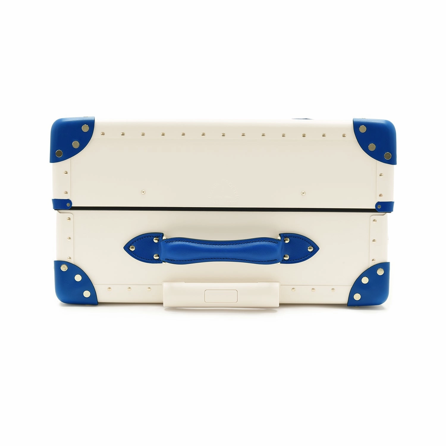 Palm Springs  Large Check-In - 4 Wheels | Ivory/Cobalt/Gold