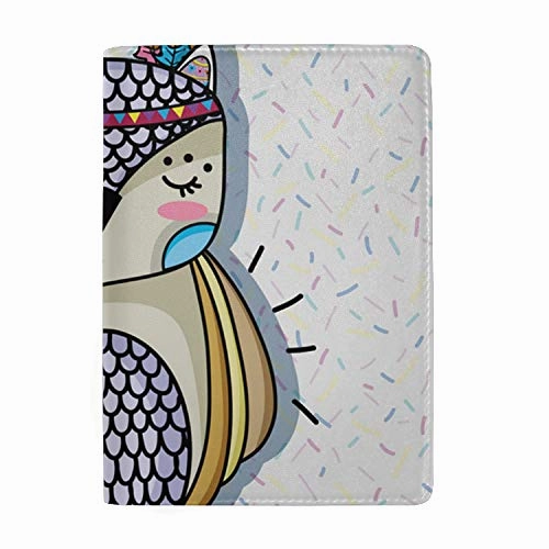 Passport Holder Cover RFID Blocking Case Travelling Passport Cards Carrier Wallet Case Cute Cow