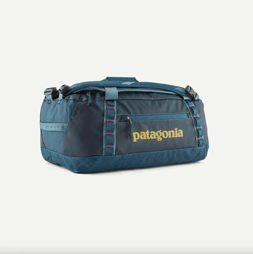Patagonia Matte Black Hole 40L Duffle Bag