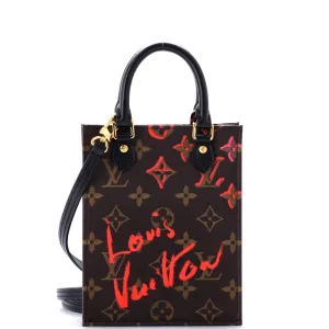 Petit Sac Plat Bag Limited Edition Fall in Love Monogram Canvas