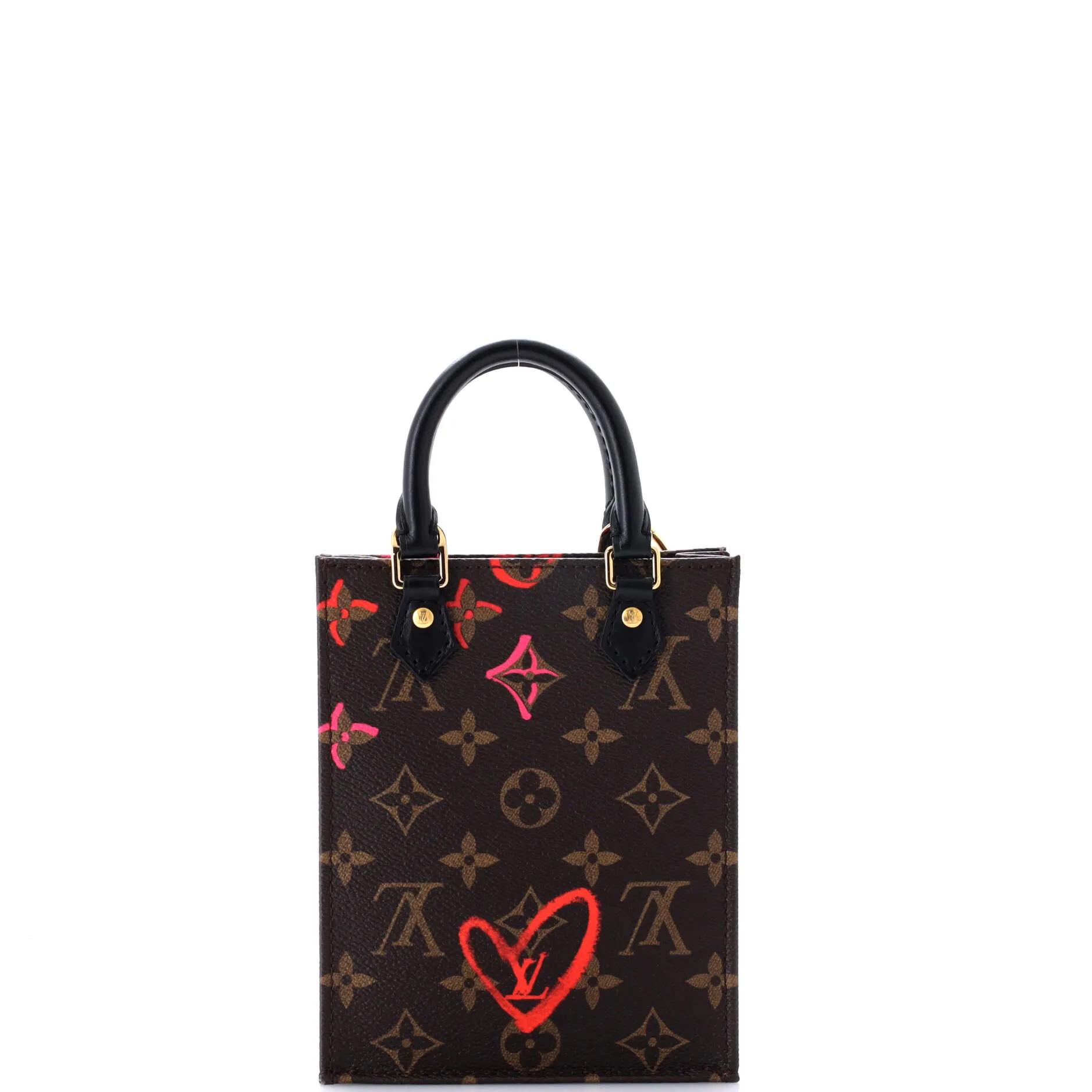 Petit Sac Plat Bag Limited Edition Fall in Love Monogram Canvas