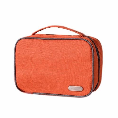 Portable Cosmetic Travel Set Storage Bag Polyester Makeup Organizer Toiletry Zipper Pouch Home
