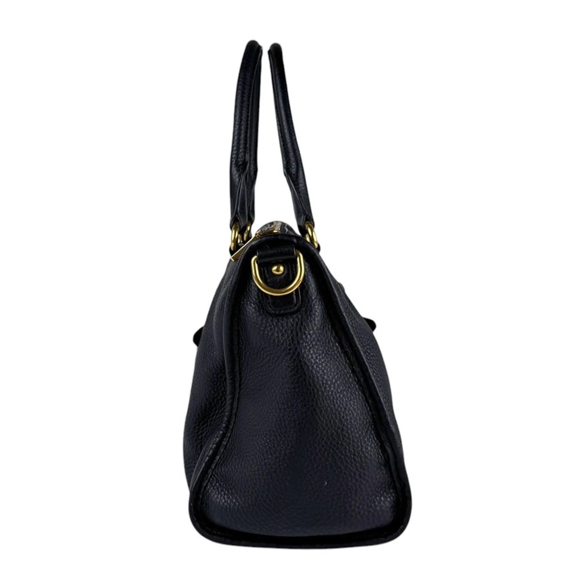 Prada Leather Handbag Shoulder Bag (Pre-Owned)