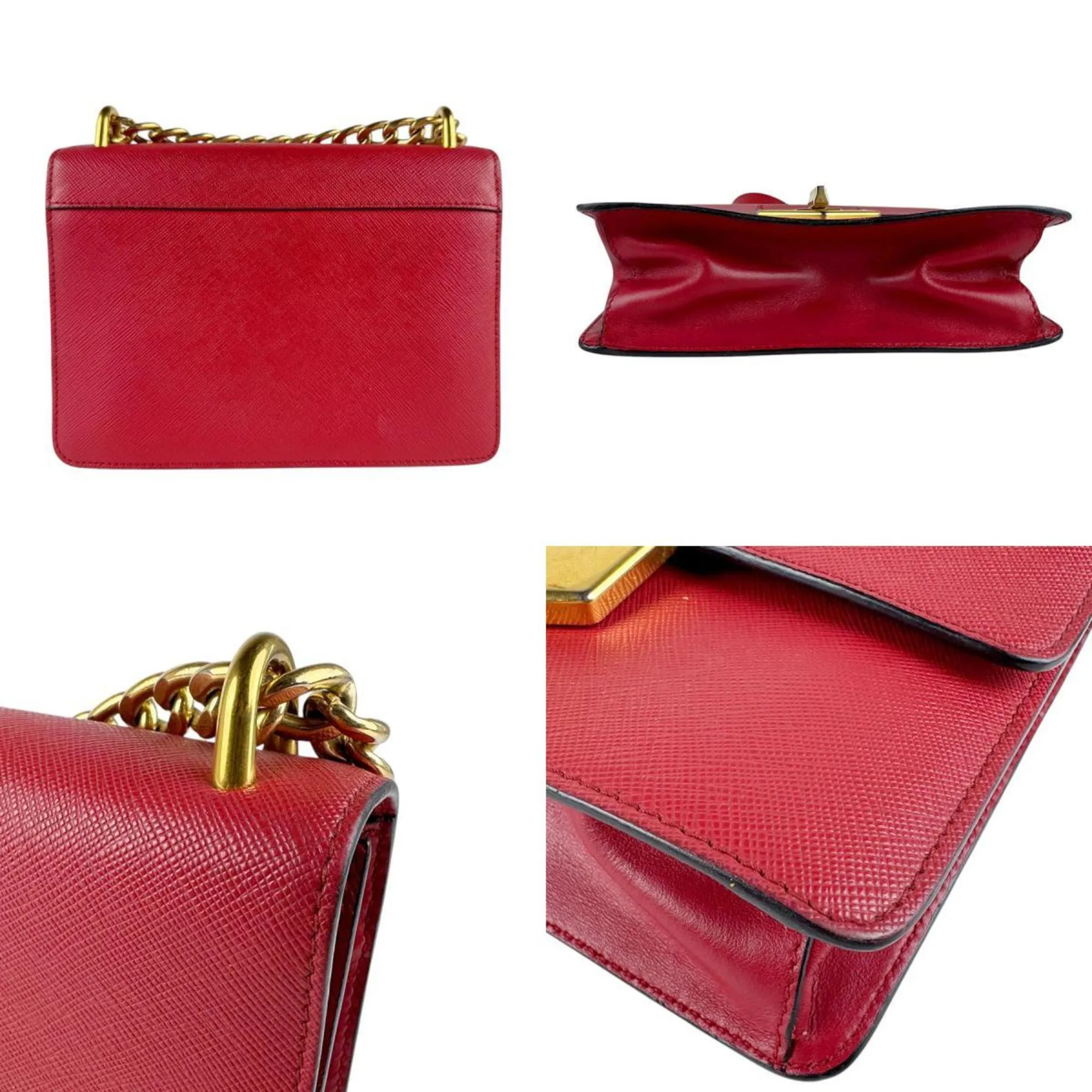 Prada Leather Shoulder Bag (Pre-Owned)