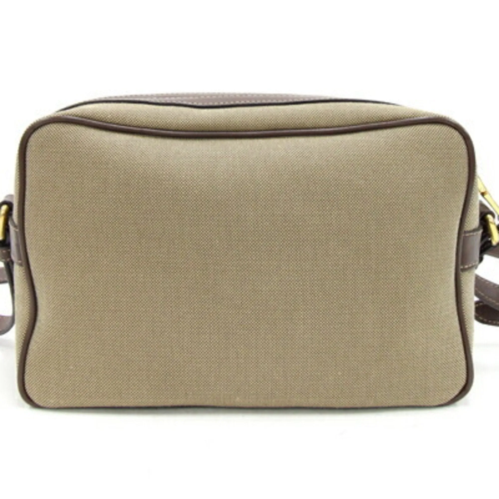 Prada Logo Jacquard Canvas Shoulder Bag (Pre-Owned)