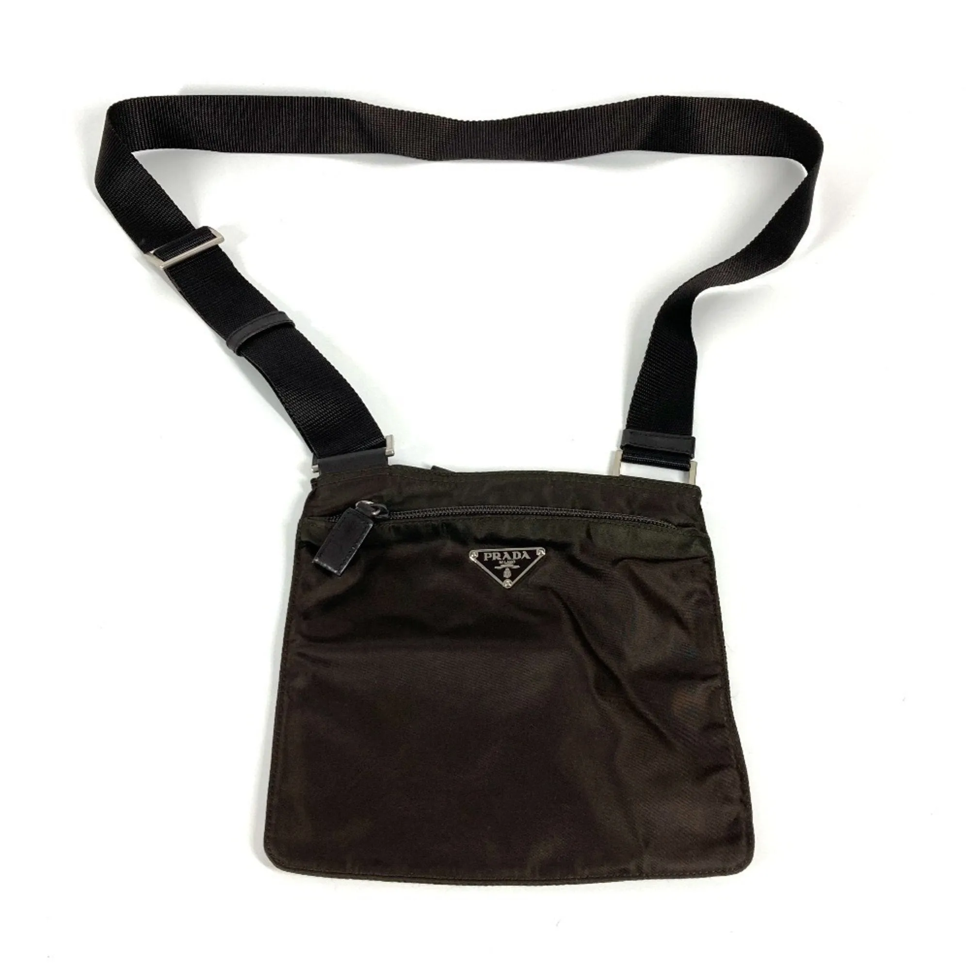 Prada Nylon Pochette Shoulder Bag (Pre-Owned)