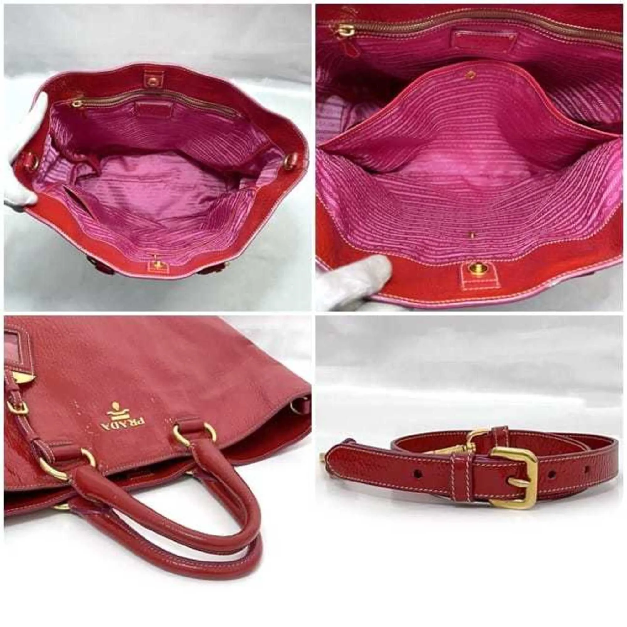 Prada Patent Leather Shoulder Bag (Pre-Owned)