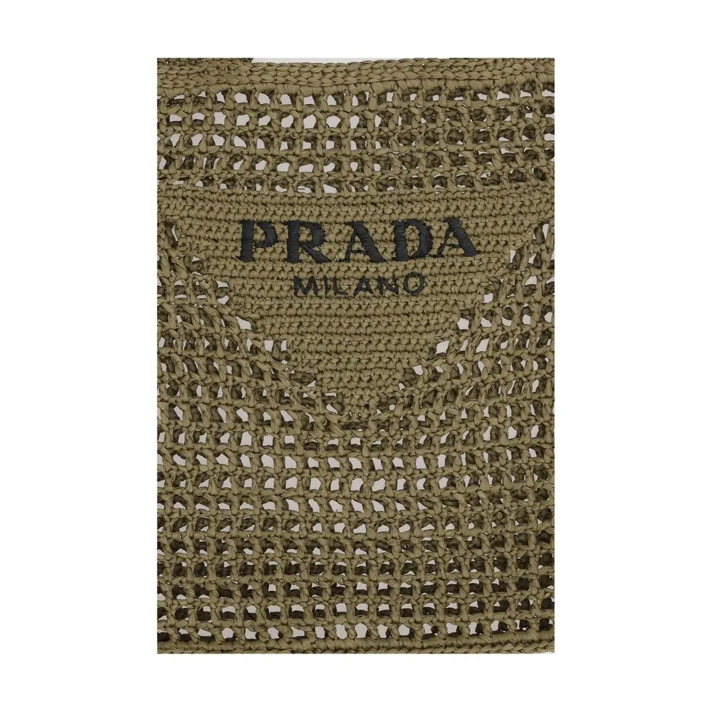 Prada Raffia Shoulder Bag