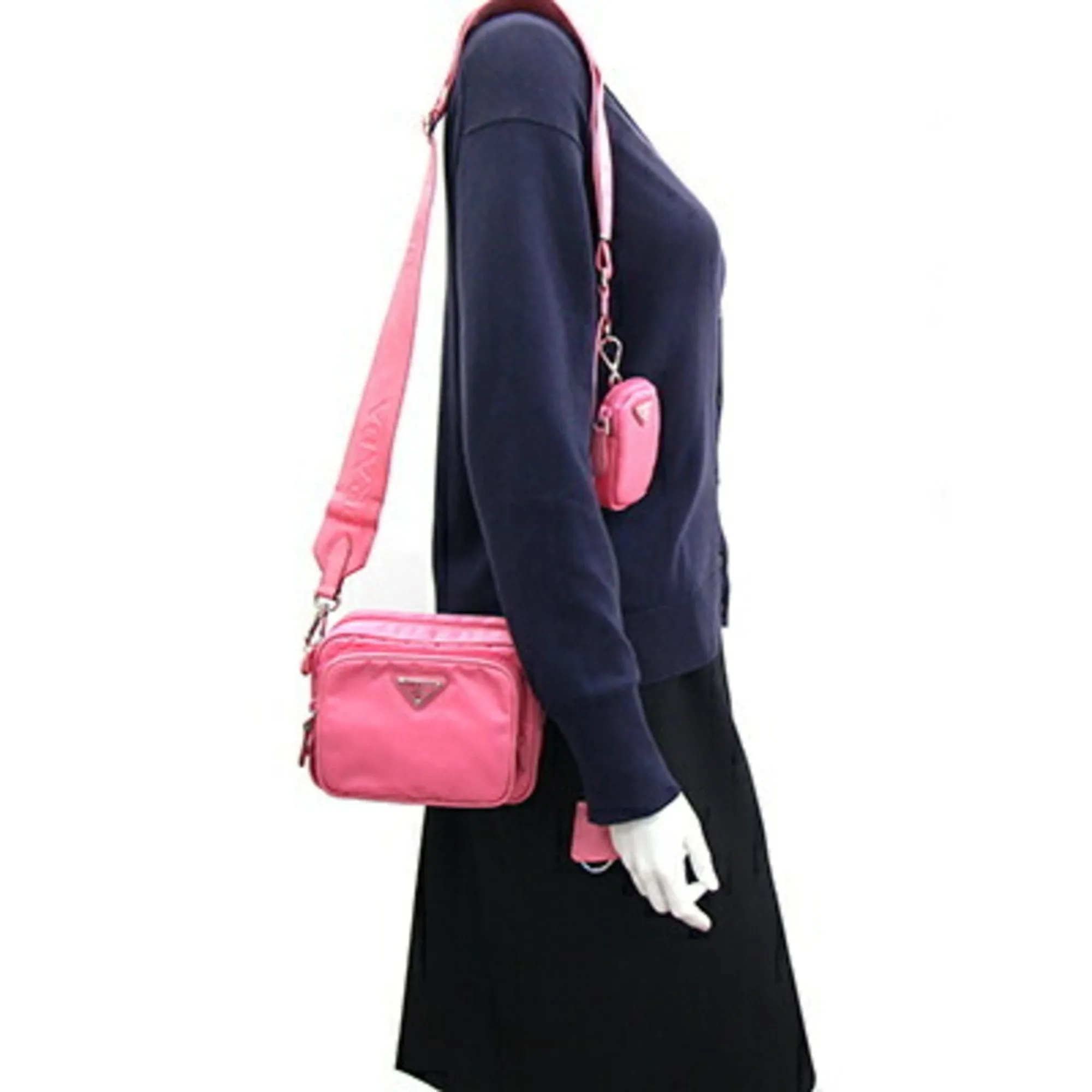 Prada Re-Edition Synthetic Shoulder Bag (Pre-Owned)
