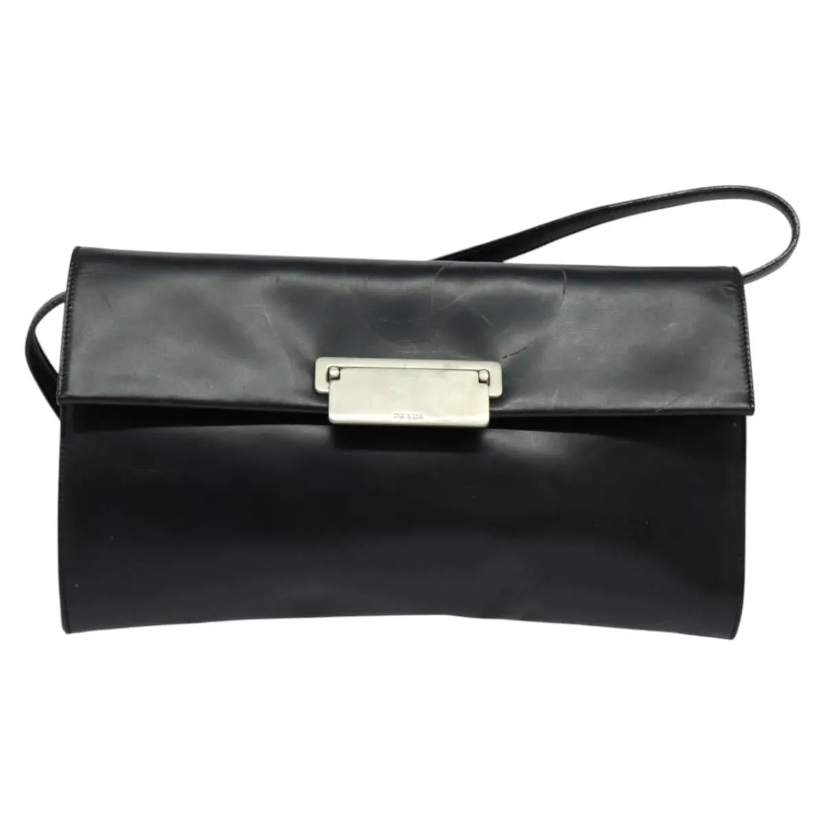 Prada Vitello Leather Shoulder Bag (Pre-Owned)
