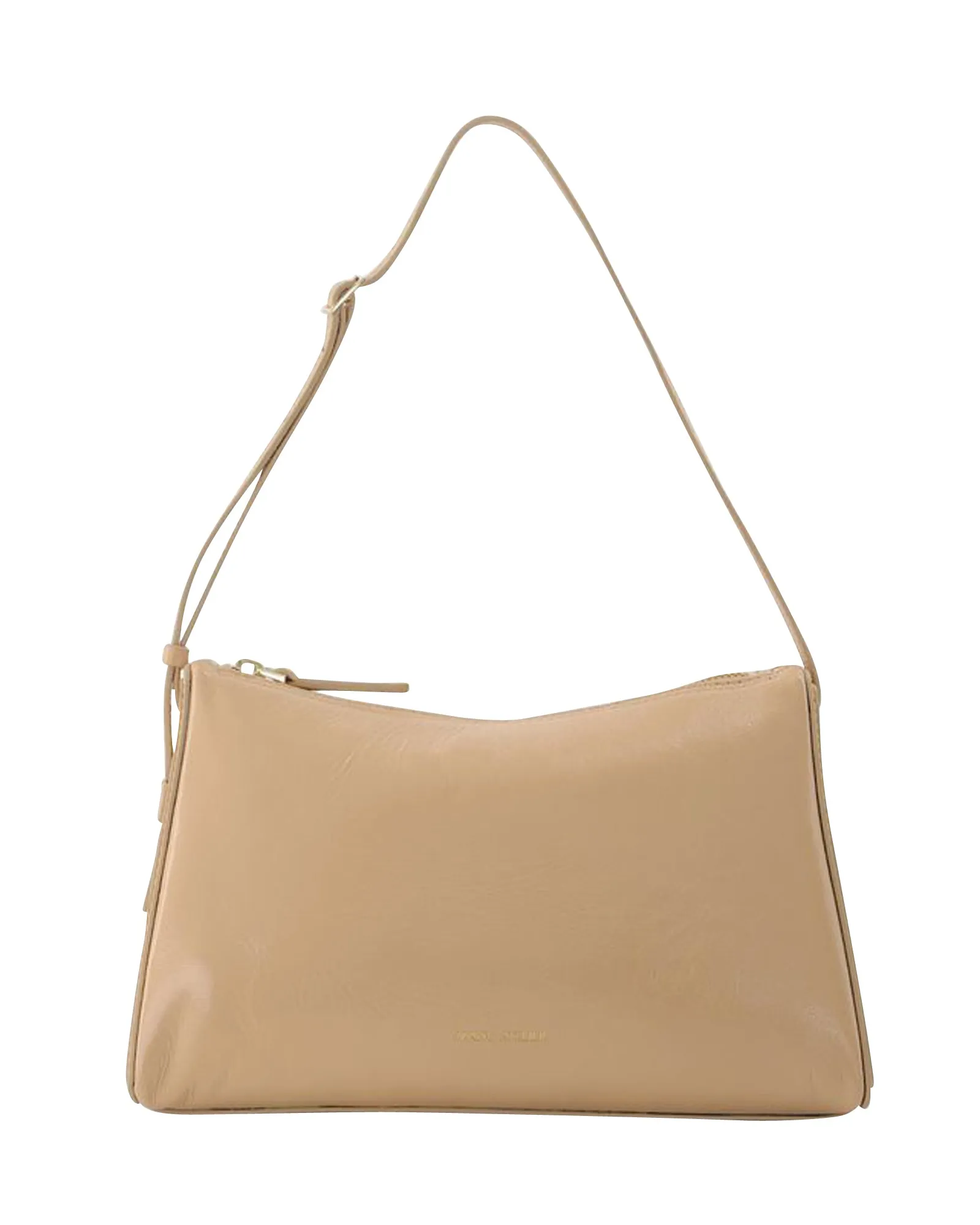 Prism Hobo Bag - Manu Atelier - Beige - Leather