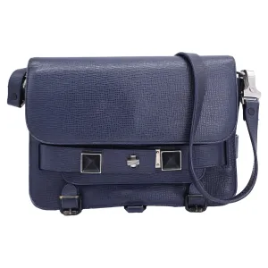 Proenza Schouler Classic PS11 Crossbody Bag in Navy Blue Leather