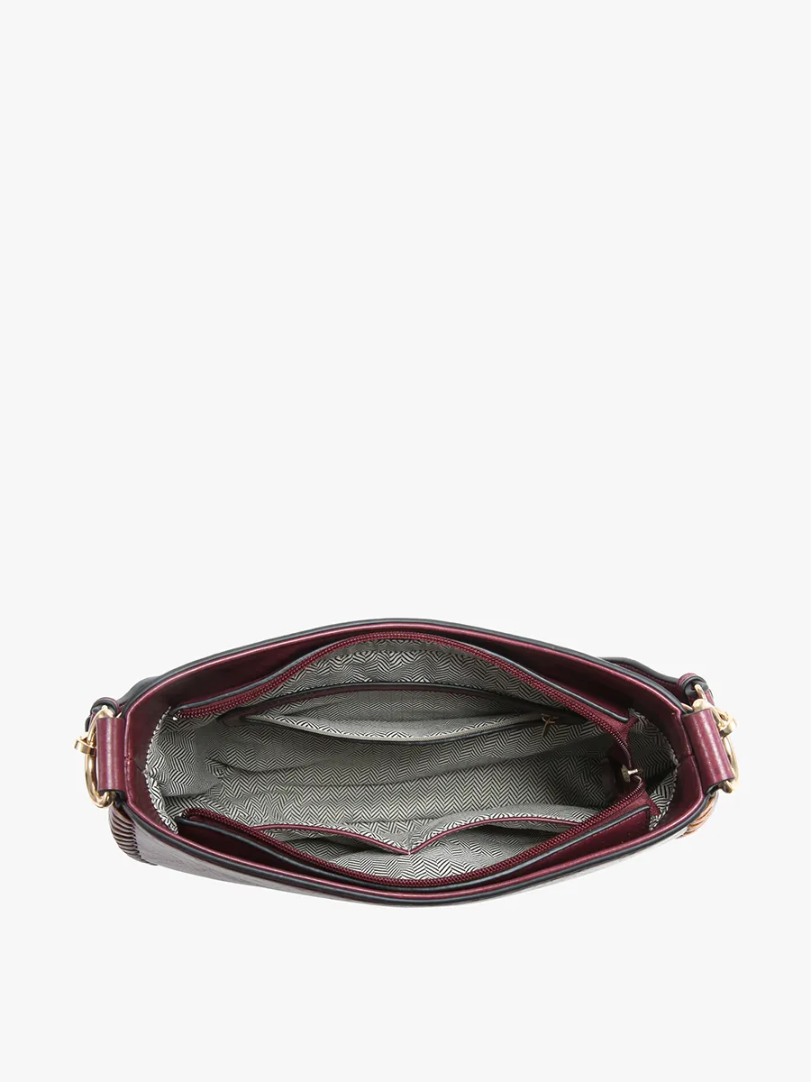 Raquel Vegan Whipstitch Saddle Bag