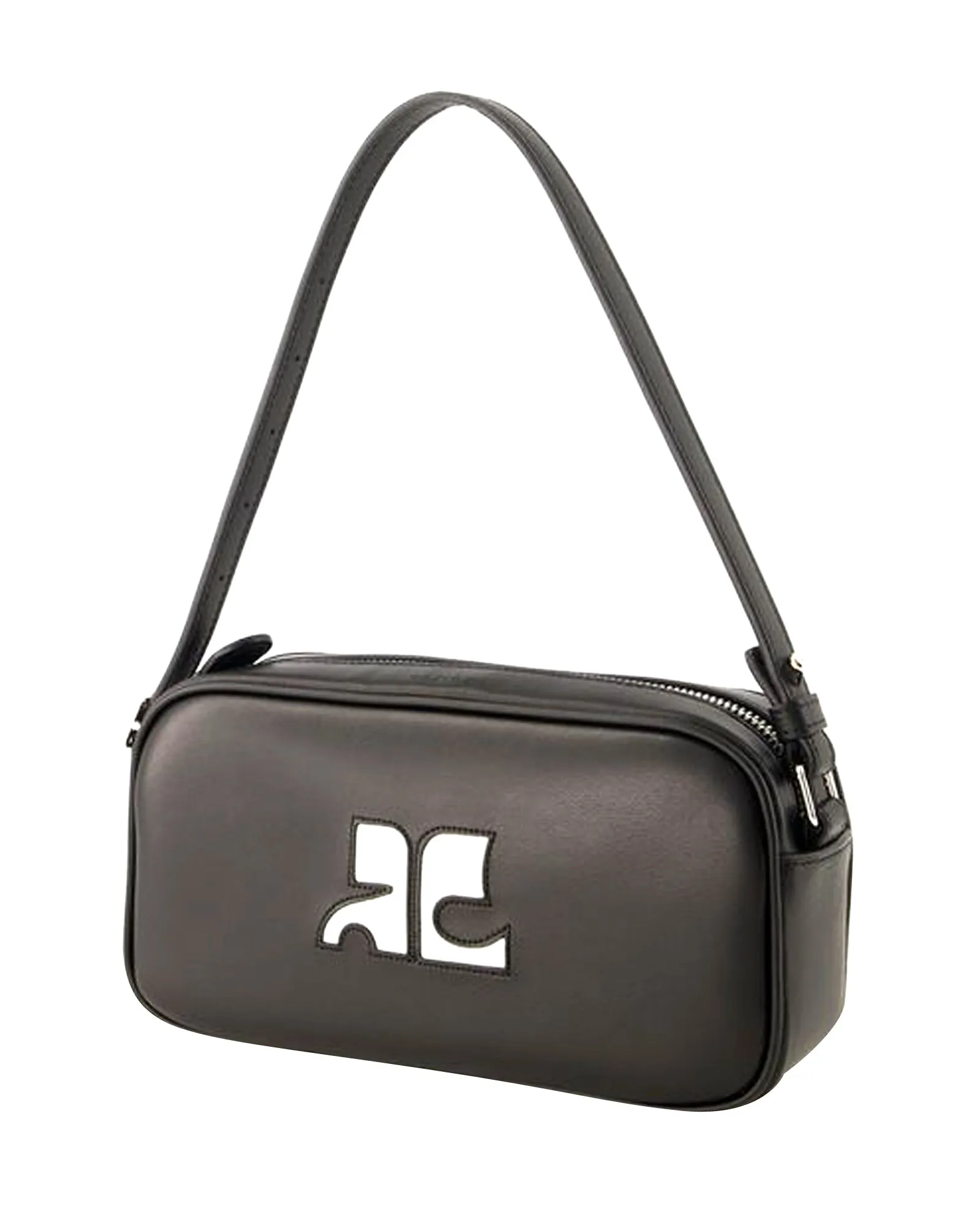 Redition Baguette Bag - Courreges - Leather - Black