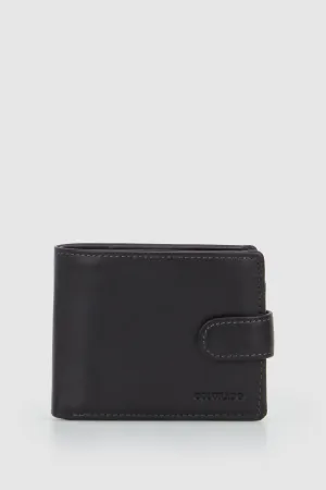 RFID Leather Tab Wallet