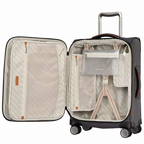 Ricardo Montecito 3-Piece Softside Luggage Set Grey with FREE Travel Kit