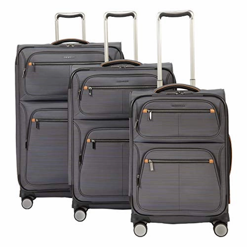 Ricardo Montecito 3-Piece Softside Luggage Set Grey with FREE Travel Kit