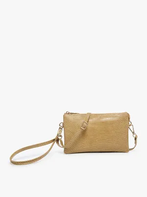 Riley Vegan Lizard Crossbody