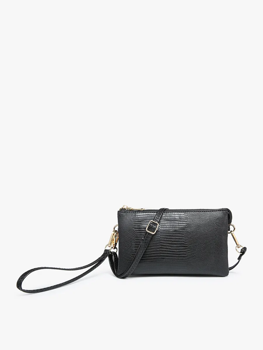 Riley Vegan Lizard Crossbody
