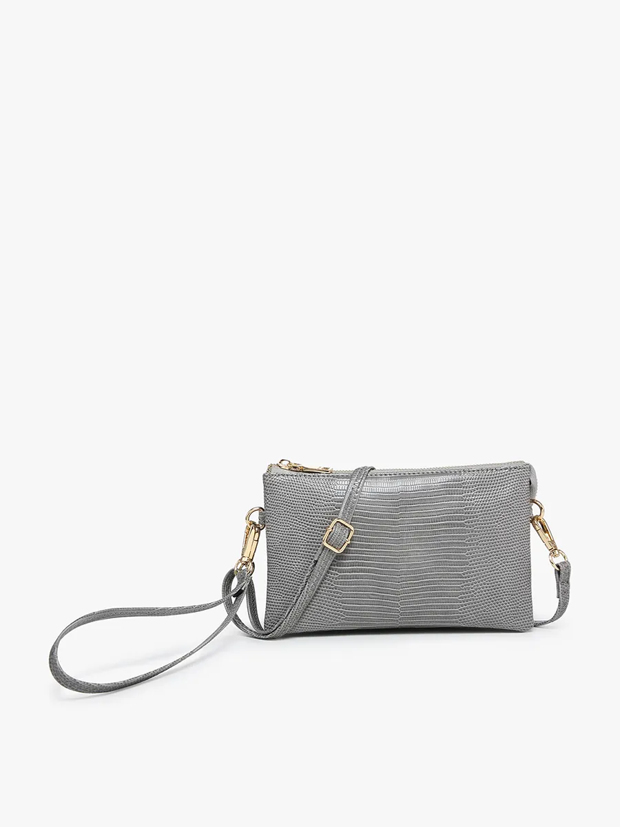 Riley Vegan Lizard Crossbody